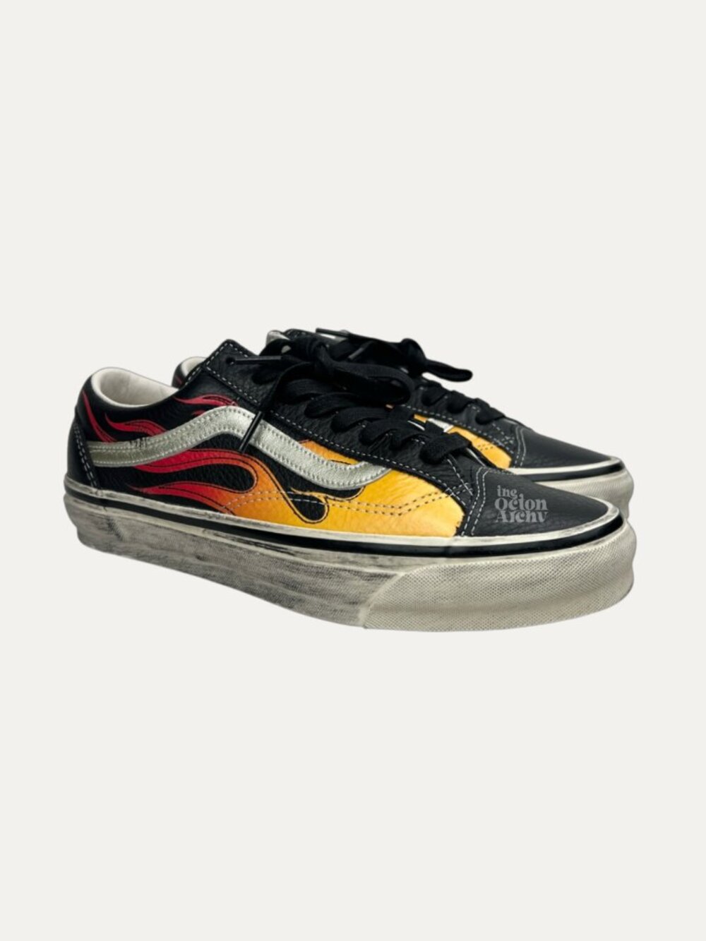 Size 9 OTW x Vans LX Old Skool 36 'Archive Flame Black' VN000D9RCJK Pre-Owned